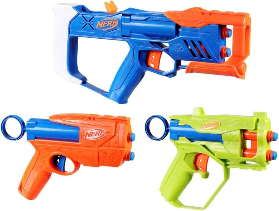 Nerf N Series Triple Action Pack – Set de 3 Lanzadores con 12 Dardos N1 - thumbnail 6