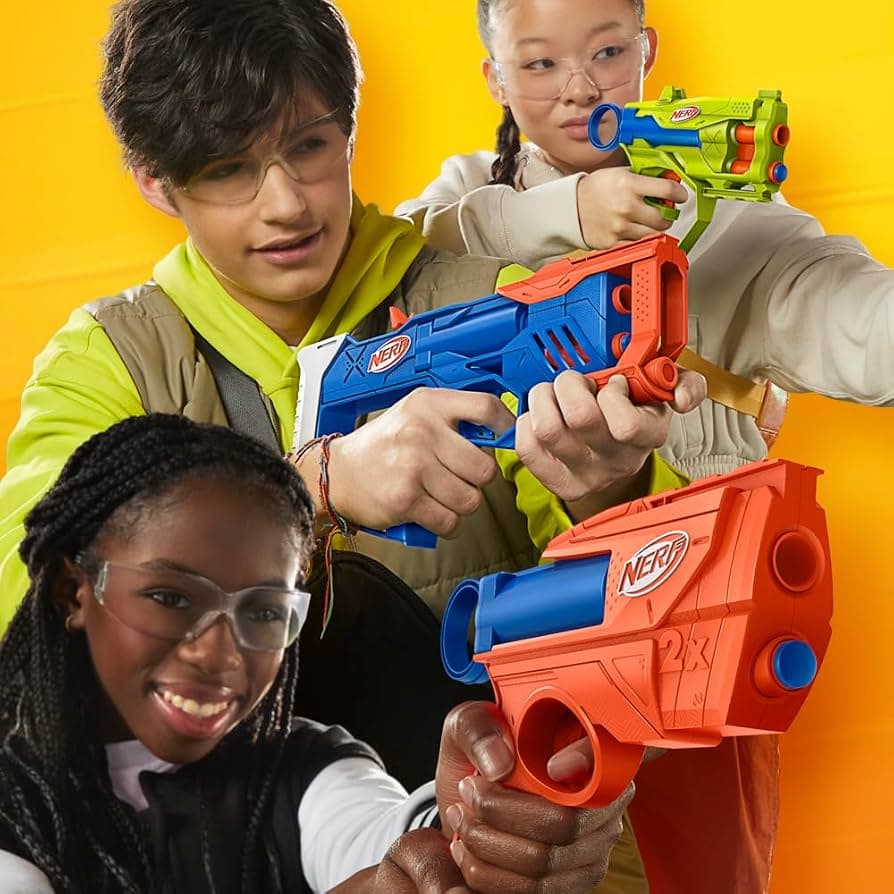 Nerf N Series Triple Action Pack – Set de 3 Lanzadores con 12 Dardos N1 - thumbnail 7