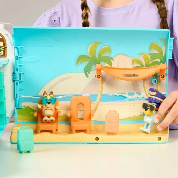 Bluey Avión Transformable 3 en 1 con Sonidos | Playset con Figuras y Accesorios - thumbnail 2