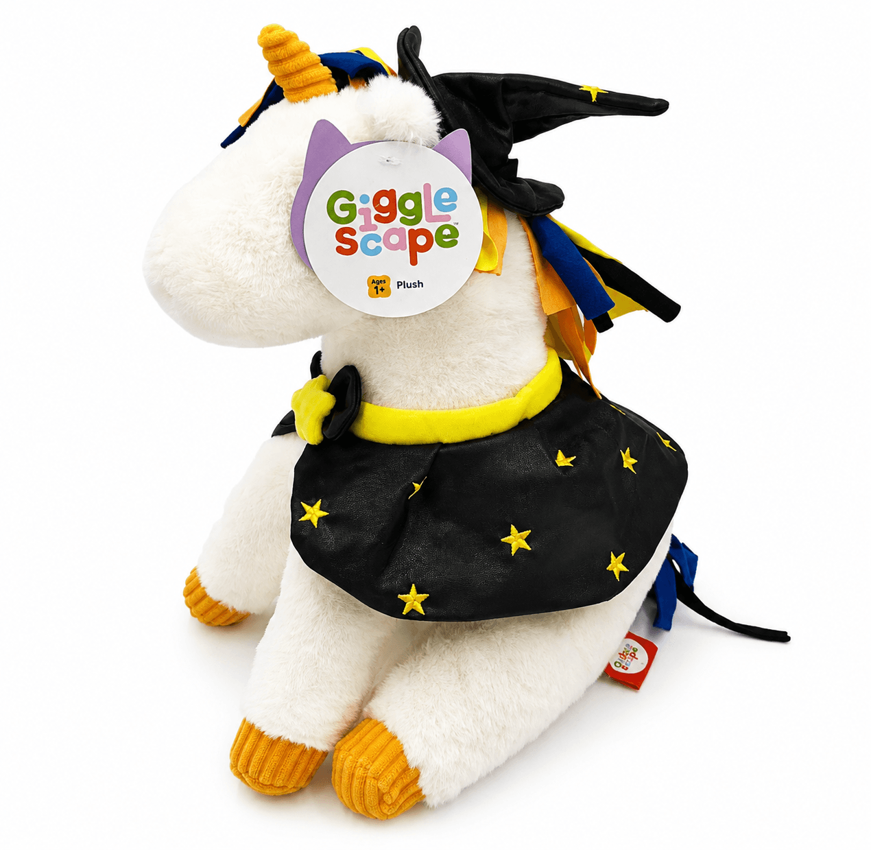 Peluche Unicornio Brujita GiggleScape 13” – Edición Halloween